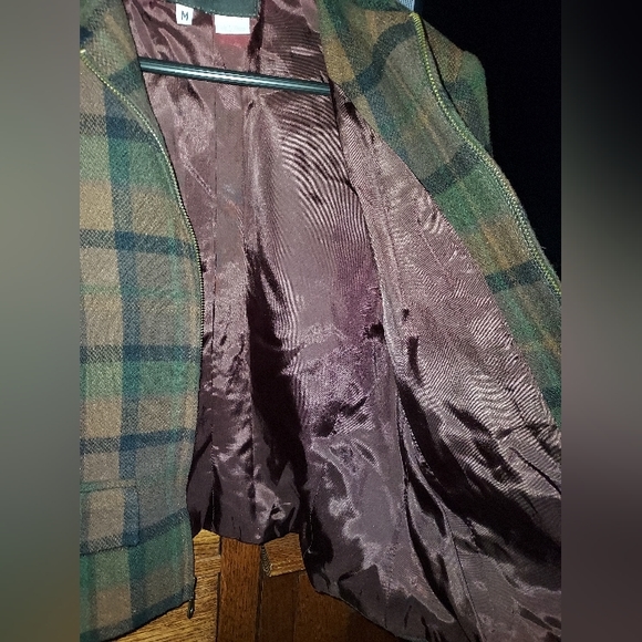 Plaid Wool Jacket - Picture 4 of 4